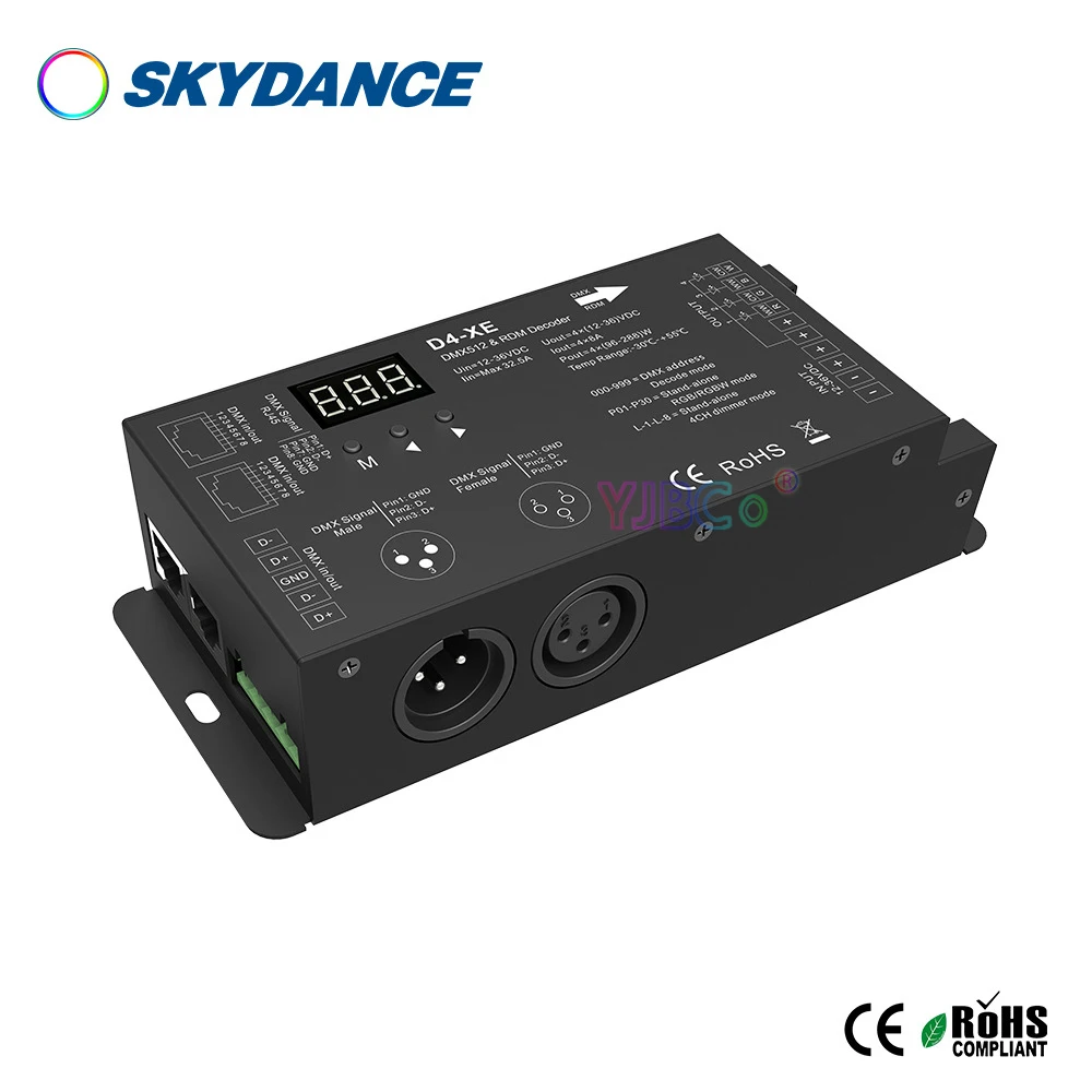 Tuya 4 Channel - Skydance D4-XE 4 قناة الجهد المستمر