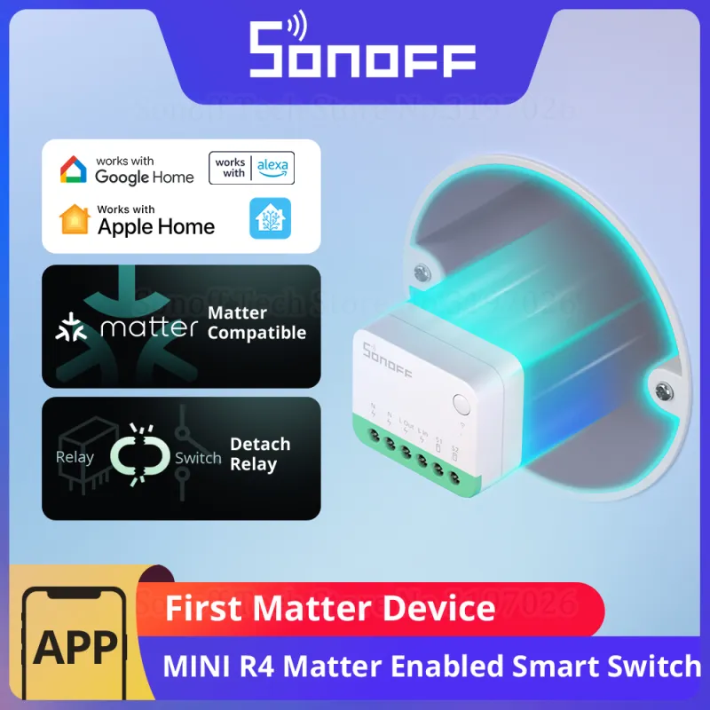 Sonoff - SONOFF MINIR4M ميني إكستريم مفتاح ذكي
