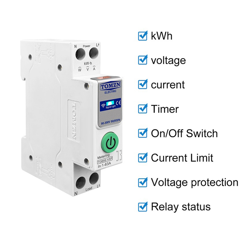ABDE-TOMZN TOB9S-VAP TUYA Smar - مراجعة Smart Relay Tuya وسعره