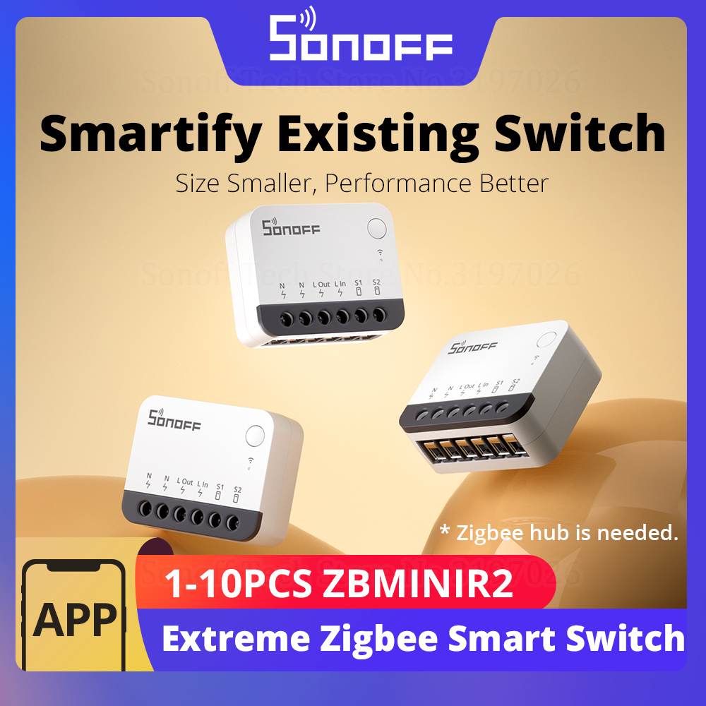 مفتاح ذكي SONOFF ZBMINIR2 بتقن - مراجعة Sonoff Mini R4 وسعره