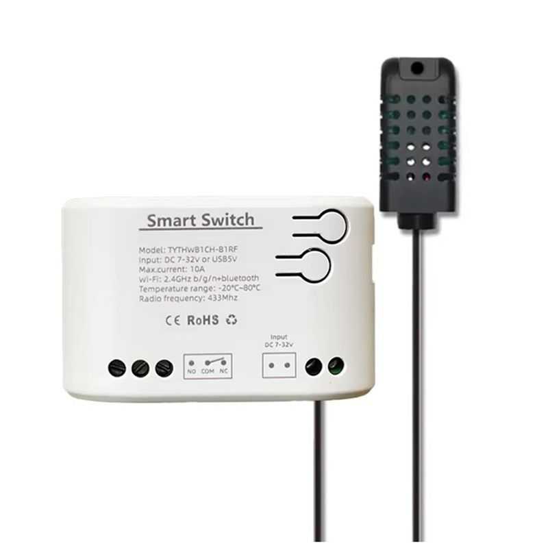 A01F-مستشعر درجة الحرارة والرط - مراجعة Smart Relay Tuya وسعره