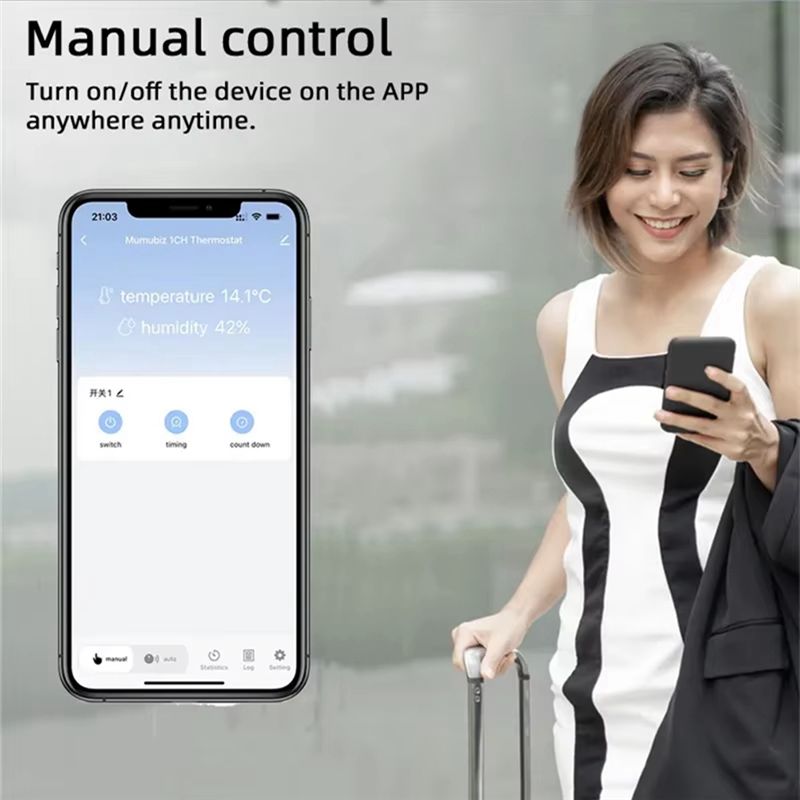 A01F-مستشعر درجة الحرارة والرط - مراجعة Smart Relay Tuya وسعره