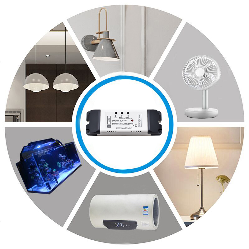 Tuya وحدة تبديل ذكية واي فاي ، - مراجعة Smart Relay Tuya وسعره