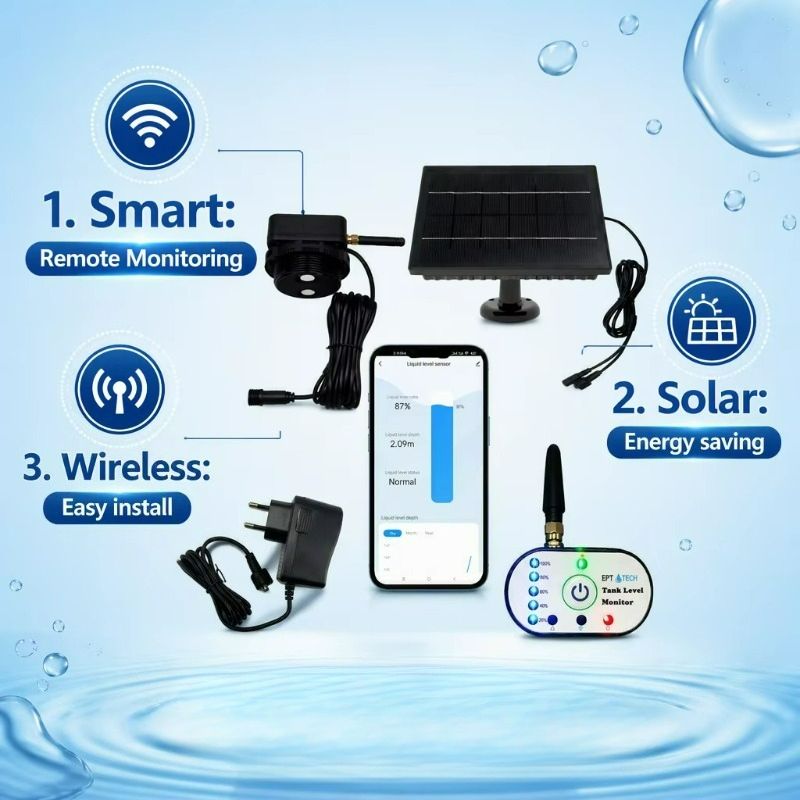 TLC2502P-S جهاز إرسال مستوى با - مراجعة Tuya Smart وسعره
