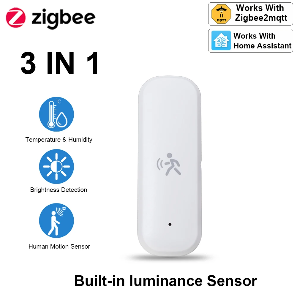 كاشف مستشعر الحركة ZigBee الذك - مراجعة Home Assistant Tuya وسعره