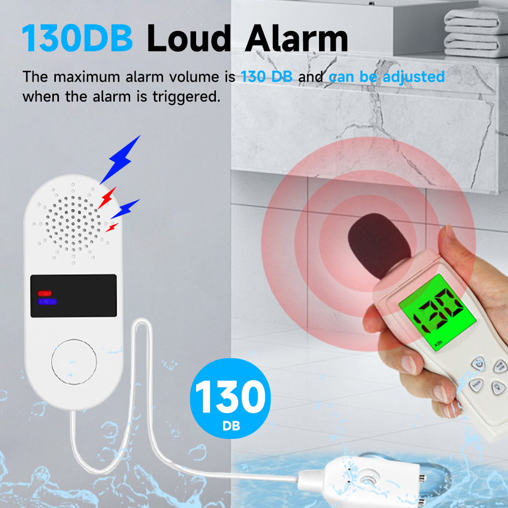 كاشف تسرب المياه Tuya WiFi مع  - مراجعة Home Assistant Tuya وسعره
